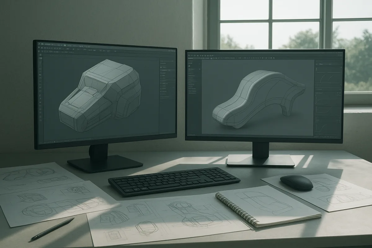 3D Modeling Software Comparison for Hard Surface Modeling