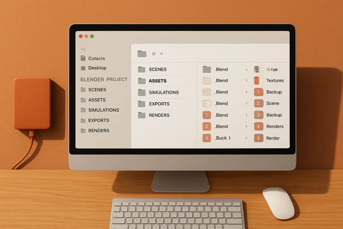 Blender File Management Tips for Organized Projects