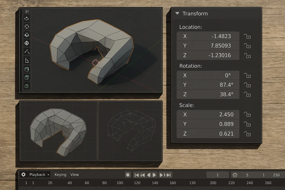 Common Mistakes in Blender Modeling