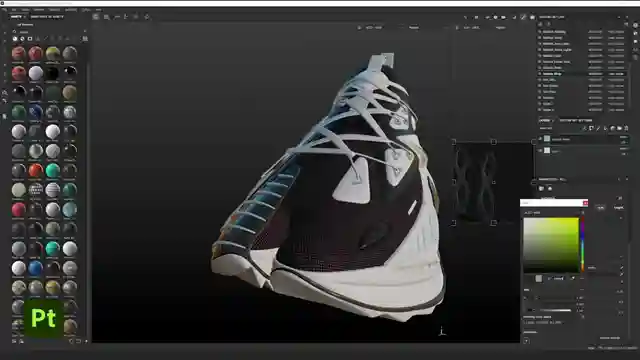 texturing-shoe-design-adobe-substance-3d-painter-tutorial